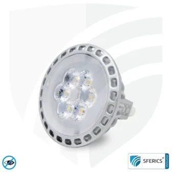 6 watt LED spot full spectrum | bright like 35 watts, 450 lumens | CRI 95 | dimmable | flicker-free | daylight | GU5.3 (MR16) | business quality