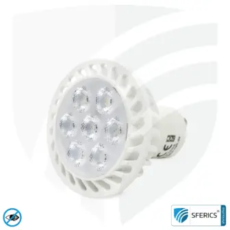 6 watt LED spot full spectrum 3step | dimming without dimmer: bright like 35 watts (100%), 50% or 15%, 480 lumens | CRI 95 | flickerfree | daylight | GU10 | business quality