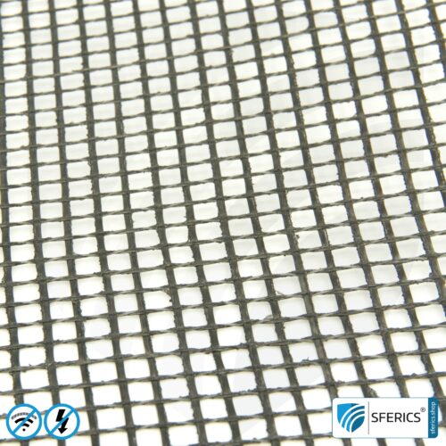 Shielding reinforcement fabric ARM40 | RF screening attenuation against electrosmog up to 23 dB | Under plaster and for laying. 90 cm width.