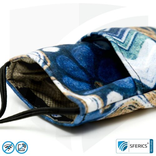 Cell phone case eWall for the smartphone | FELIX.BLUE | anti electrosmog incl. 5G | 3in1 protection incl. RFID blocker | cell phone case for iPhone, Android, ... | XL