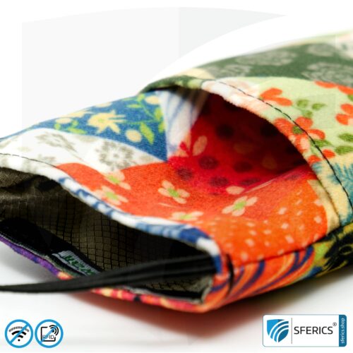 Cell phone case eWall for the smartphone | Unique in design FELIX.ROSE | anti electrosmog incl. 5G | 3in1 protection incl. RFID blocker | cell phone case for iPhone, Android, ... | XL