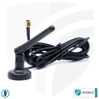 Antenna ANT-NA16 | external antenna for fuse box repeater RP-NA16-KA | master switch set-up | building biology safe wireless technology according to EnOcean standard