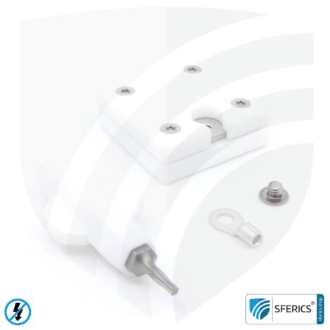 Mobile grounding plate | for grounding canopy, floor underlay, tent, sleeping bag, bed linen, blanket, etc. | GCS