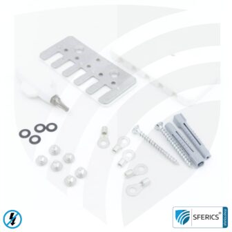 Grounding distributor | 5-fold | distribute one grounding connection to up to 4 shielding products