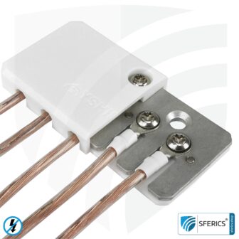 Grounding distributor | 5-fold | distribute one grounding connection to up to 4 shielding products