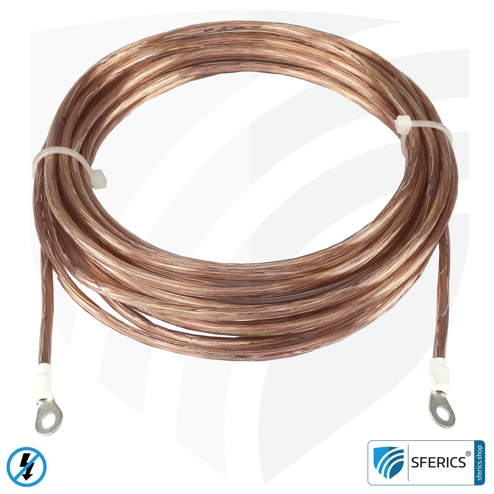 Grounding cable | ring eyelets with 4mm diameter | high-quality electrical connection of grounding components 4 Grounding cable | ring eyelets with 4mm diameter | high-quality electrical connection of grounding components GL500