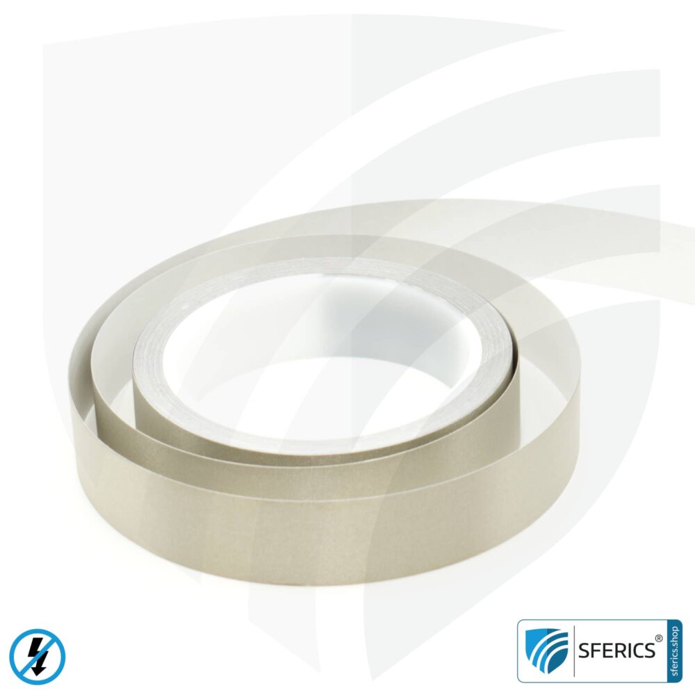 Grounding strap GSX, self-adhesive | grounding of shielding paint, shielding netting, shielding fleece, etc.