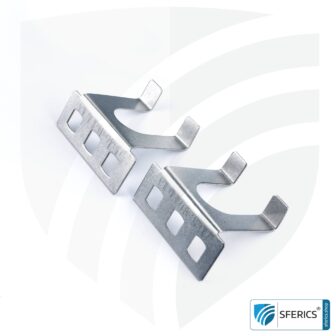 Mounting bracket | Fixing, adjustment and mounting of shielded socket strips from DANELL