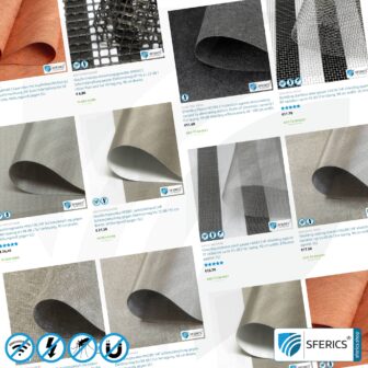 Samples of shielding material | up to 3 material samples for free