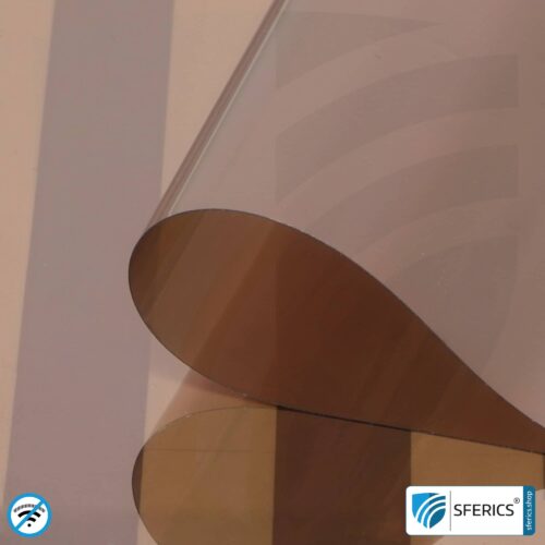 Shielding window film RDF25 | HF screening attentuation against electrosmog up to 35 dB | 25 % light transmission | Effective against 5G!