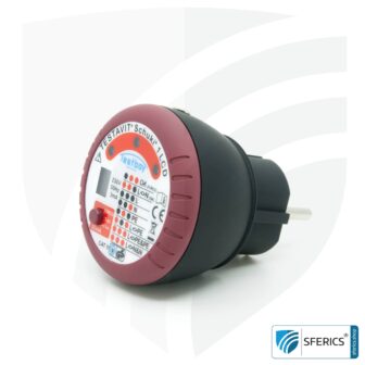 TESTAVIT SCHUKI 1 LCD | socket tester with RCD tripping | quick check of grounding, wiring and RCD circuit breaker.