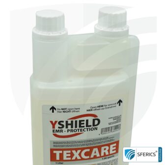 TEXCARE liquid detergent | specially developed for shielding fabrics with silver threads and stainless steel yarns
