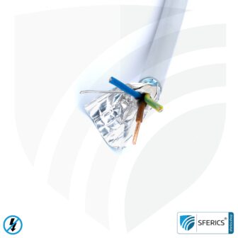 (N)HXMH(St)-J 3x 2.5 mm² shielded installation cable | halogen-free | plasticizer-free | electric cable for shielding alternating electrical fields LF