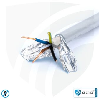 (N)HXMH(St)-J 5x 1.5 mm² shielded installation cable | halogen-free | plasticizer-free | electric cable for shielding alternating electrical fields LF