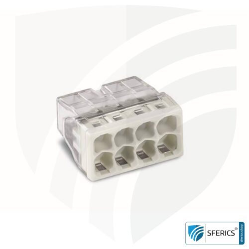 WAGO compact splicing connector | model 2273-208 | for 8 solid conductors | 50 pieces | alternative to classic connector blocks 1 WAGO compact splicing connector | model 2273-208 | for 8 solid conductors | 50 pieces | alternative to classic connector blocks