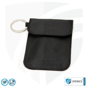 Car key RFID protective bag CLASSIC | protection against unnoticed NFC access code requests | protective cover against car theft for Keyless-Go systems