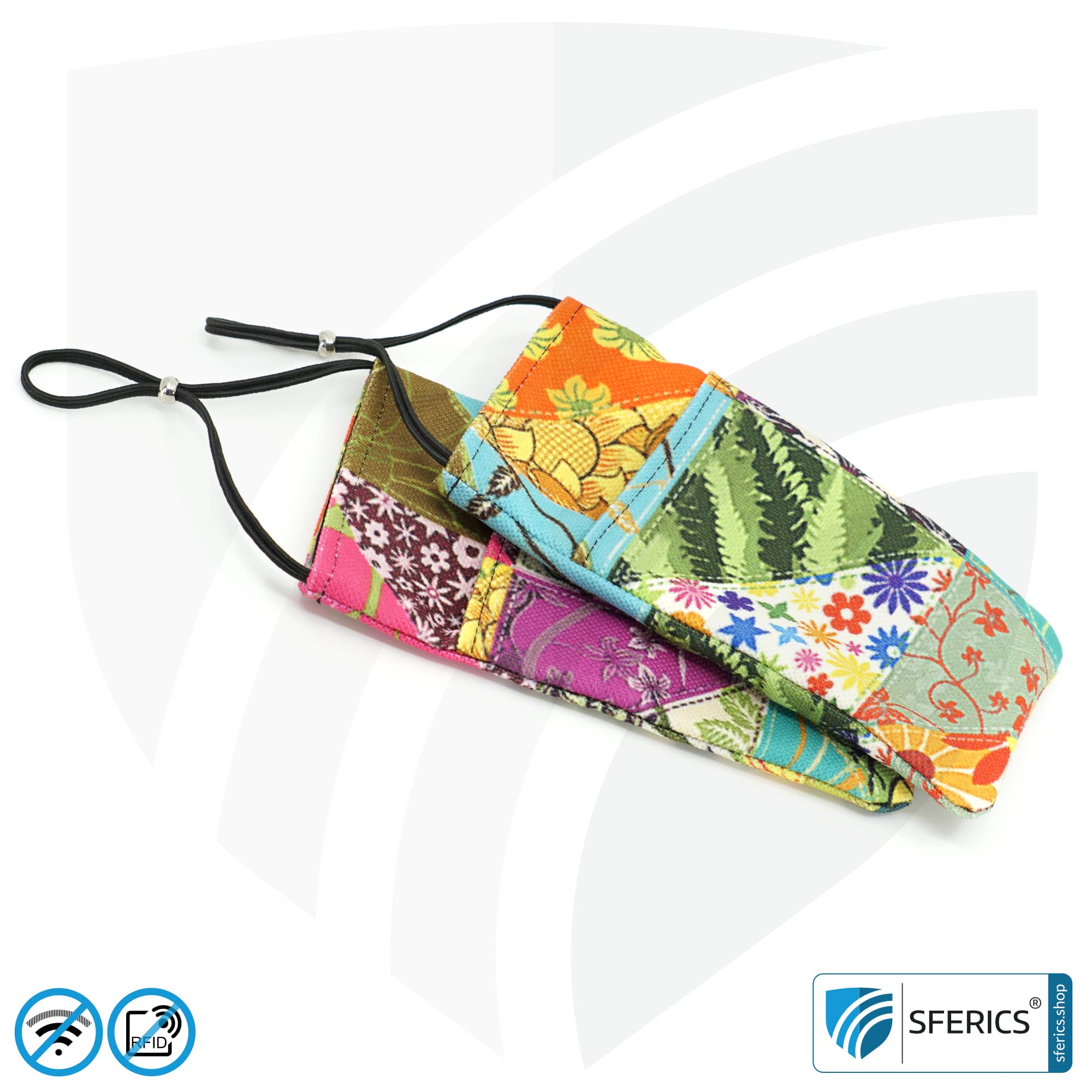 Cell phone pouch eWall for the smartphone | Unique in design FLOWERPOWER | anti electrosmog incl. 5G | 3in1 protection incl. RFID blocker | cell phone case for iPhone, Android, ... 3 Cell phone case eWall for the smartphone | Unique in design FLOWERPOWER | anti electrosmog incl. 5G | 3in1 protection incl. RFID blocker | cell phone case for iPhone, Android, ... | XL