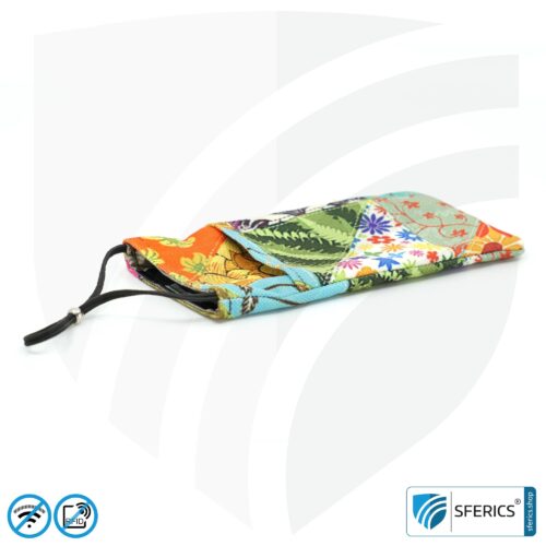 Cell phone pouch eWall for the smartphone | Unique in design FLOWERPOWER | anti electrosmog incl. 5G | 3in1 protection incl. RFID blocker | cell phone case for iPhone, Android, ... 23 Cell phone case eWall for the smartphone | Unique in design FLOWERPOWER | anti electrosmog incl. 5G | 3in1 protection incl. RFID blocker | cell phone case for iPhone, Android, ... | XL