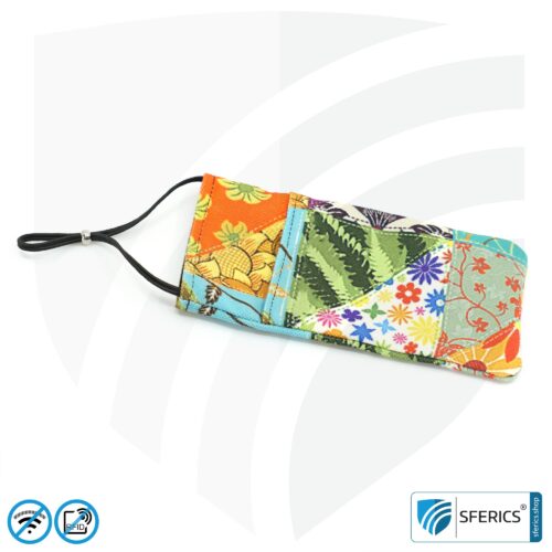 Cell phone pouch eWall for the smartphone | Unique in design FLOWERPOWER | anti electrosmog incl. 5G | 3in1 protection incl. RFID blocker | cell phone case for iPhone, Android, ... 21 Cell phone case eWall for the smartphone | Unique in design FLOWERPOWER | anti electrosmog incl. 5G | 3in1 protection incl. RFID blocker | cell phone case for iPhone, Android, ... | XL
