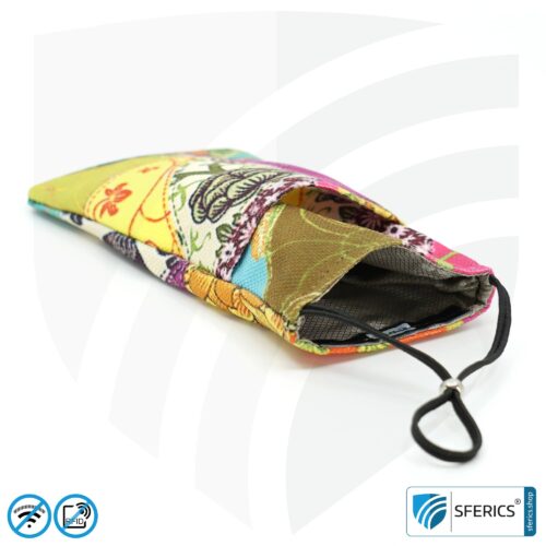 Cell phone pouch eWall for the smartphone | Unique in design FLOWERPOWER | anti electrosmog incl. 5G | 3in1 protection incl. RFID blocker | cell phone case for iPhone, Android, ... 22 Cell phone case eWall for the smartphone | Unique in design FLOWERPOWER | anti electrosmog incl. 5G | 3in1 protection incl. RFID blocker | cell phone case for iPhone, Android, ... | XL