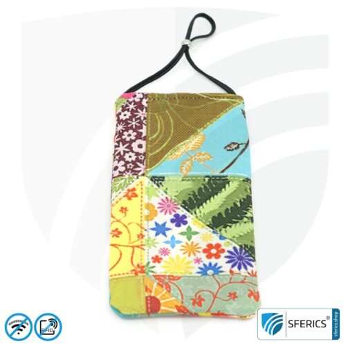 Cell phone pouch eWall for the smartphone | Unique in design FLOWERPOWER | anti electrosmog incl. 5G | 3in1 protection incl. RFID blocker | cell phone case for iPhone, Android, ... 19 Cell phone case eWall for the smartphone | Unique in design FLOWERPOWER | anti electrosmog incl. 5G | 3in1 protection incl. RFID blocker | cell phone case for iPhone, Android, ... | XL