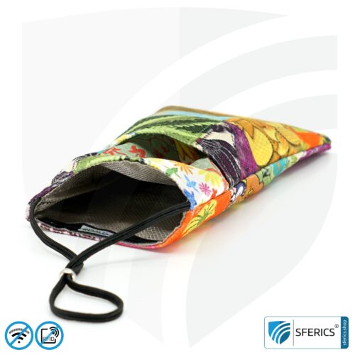 Cell phone pouch eWall for the smartphone | Unique in design FLOWERPOWER | anti electrosmog incl. 5G | 3in1 protection incl. RFID blocker | cell phone case for iPhone, Android, ... 27 Cell phone case eWall for the smartphone | Unique in design FLOWERPOWER | anti electrosmog incl. 5G | 3in1 protection incl. RFID blocker | cell phone case for iPhone, Android, ... | XXL