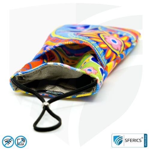 Cell phone pouch eWall for the smartphone | Unique in design RAINBOW.FLOWER | anti electrosmog incl. 5G | 3in1 protection incl. RFID blocker | cell phone case for iPhone, Android, ... 15 Cell phone case eWall for the smartphone | Unique in design RAINBOW.FLOWER | anti electrosmog incl. 5G | 3in1 protection incl. RFID blocker | cell phone case for iPhone, Android, ... | XL