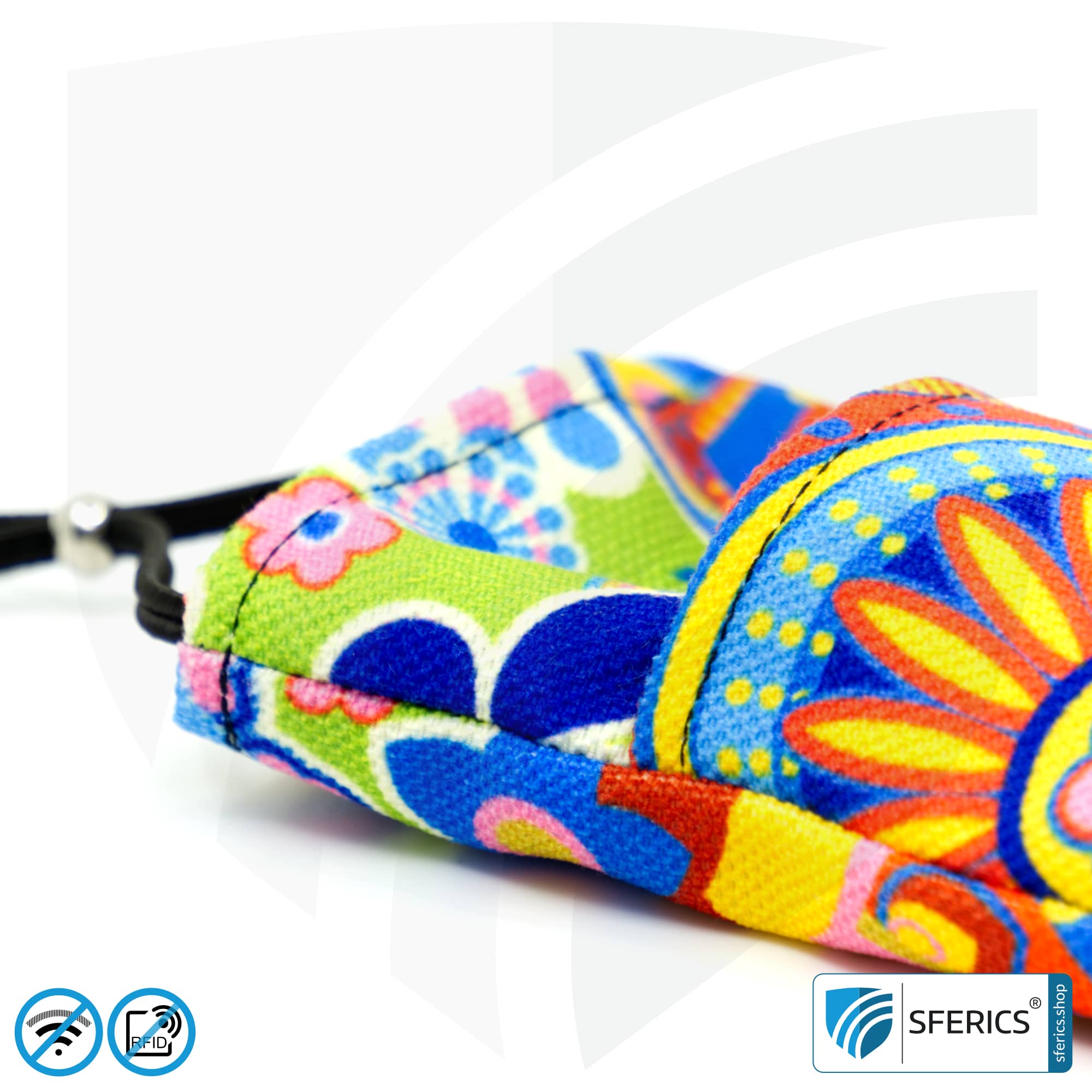 Cell phone pouch eWall for the smartphone | Unique in design RAINBOW.FLOWER | anti electrosmog incl. 5G | 3in1 protection incl. RFID blocker | cell phone case for iPhone, Android, ... 8 Cell phone case eWall for the smartphone | Unique in design RAINBOW.FLOWER | anti electrosmog incl. 5G | 3in1 protection incl. RFID blocker | cell phone case for iPhone, Android, ... | XL