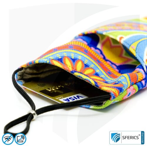 Cell phone pouch eWall for the smartphone | Unique in design RAINBOW.FLOWER | anti electrosmog incl. 5G | 3in1 protection incl. RFID blocker | cell phone case for iPhone, Android, ... 24 Cell phone case eWall for the smartphone | Unique in design RAINBOW.FLOWER | anti electrosmog incl. 5G | 3in1 protection incl. RFID blocker | cell phone case for iPhone, Android, ... | XXL