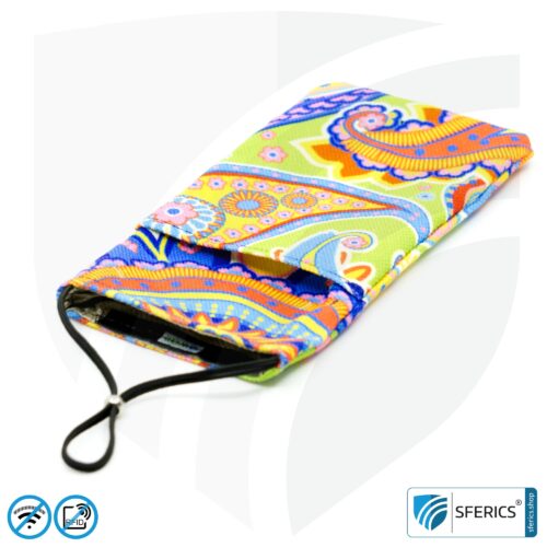 Cell phone pouch eWall for the smartphone | Unique in design RAINBOW.FLOWER | anti electrosmog incl. 5G | 3in1 protection incl. RFID blocker | cell phone case for iPhone, Android, ... 20 Cell phone case eWall for the smartphone | Unique in design RAINBOW.FLOWER | anti electrosmog incl. 5G | 3in1 protection incl. RFID blocker | cell phone case for iPhone, Android, ... | XXL