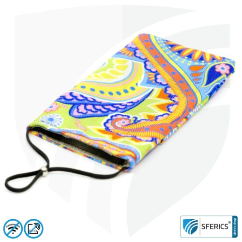 Cell phone pouch eWall for the smartphone | Unique in design RAINBOW.FLOWER | anti electrosmog incl. 5G | 3in1 protection incl. RFID blocker | cell phone case for iPhone, Android, ... 21 Cell phone case eWall for the smartphone | Unique in design RAINBOW.FLOWER | anti electrosmog incl. 5G | 3in1 protection incl. RFID blocker | cell phone case for iPhone, Android, ... | XXL