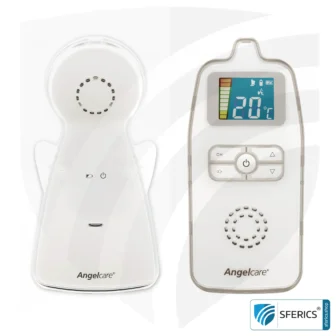 Angelcare 423-D audio baby monitor | low-radiation EMF | maximum reduction of electrosmog