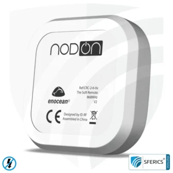 Hand-held transmitter TX-NA16-HAND | 2-channel remote control | master switch set-up | building biology save radio technology according to EnOcean standard