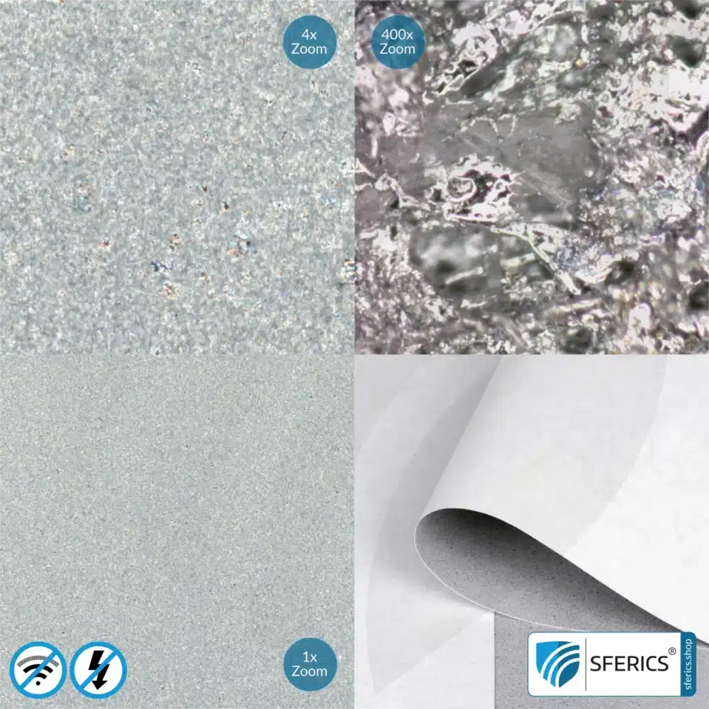 Shielding wallpaper ECO P60 | sub wallpaper | HF shielding against electrosmog up to 60 dB