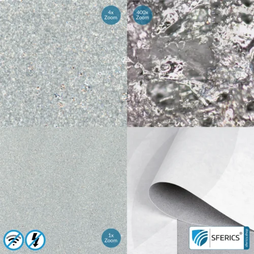 Shielding wallpaper ECO P60 | shielding fleece | HF shielding against electrosmog up to 60 dB | TÜV-SÜD tested | 5G ready! 5 Shielding wallpaper ECO P60 | sub wallpaper | HF shielding against electrosmog up to 60 dB