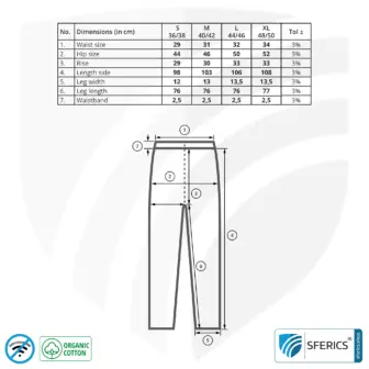 Shielding ANTIWAVE leggings for women | Protection up to 30 dB against HF electrosmog (mobile phone, WIFI, LTE) | Ideal for electrosensitive people 10 Shielding ANTIWAVE leggings for women | Protection up to 30 dB against HF electrosmog (mobile phone, WIFI, LTE) | Ideal for electrosensitive people