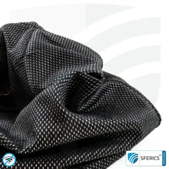 ANTIWAVE shielding cap Beany | protection against electrosmog HF with efficiency up to 99,9 % (cell phone, WIFI, LTE) | 5G ready!
