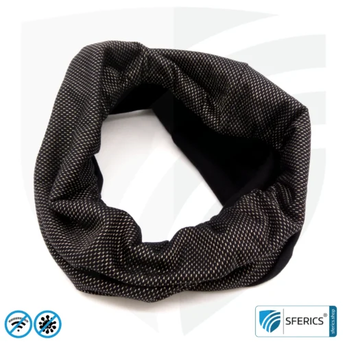 ANTIWAVE shielding, elastic tube scarf | protection against HF electrosmog with efficiency up to 99,9% | shielding fabric with silver for an antibacterial effect through silver ions 23 ANTIWAVE shielding, elastic tube scarf | protection against HF electrosmog with efficiency up to 99.9% | shielding fabric with silver for an antibacterial effect through silver ions