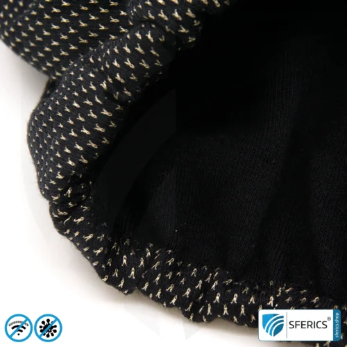 ANTIWAVE shielding, elastic tube scarf | protection against HF electrosmog with efficiency up to 99,9% | shielding fabric with silver for an antibacterial effect through silver ions 26 ANTIWAVE shielding, elastic tube scarf | protection against HF electrosmog with efficiency up to 99.9% | shielding fabric with silver for an antibacterial effect through silver ions