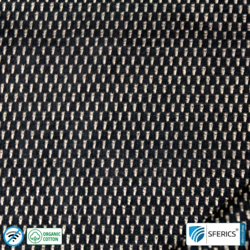 NEW ANTIWAVE OC shielding fabric | black | Ideal for clothing and underwear | HF shielding against electrosmog up to 33 dB | 5G ready!