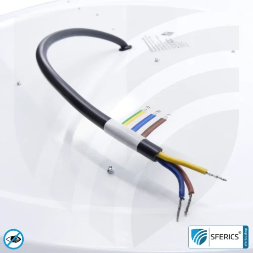 LED full spectrum ceiling light SUNNY with remote control | up to 4000 lumens, dimmable | up to 5900 Kelvin, color changeable | CRI 95 | dreamlike light in the living room and home office