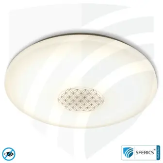 LED full spectrum ceiling light SUNNY with remote control | up to 4000 lumens, dimmable | up to 5900 Kelvin, color changeable | CRI 95 | dreamlike light in the living room and home office 25 LED full spectrum ceiling light SUNNY with remote control | up to 4000 lumens, dimmable | up to 5900 Kelvin, color changeable | CRI 95 | dreamlike light in the living room and home office