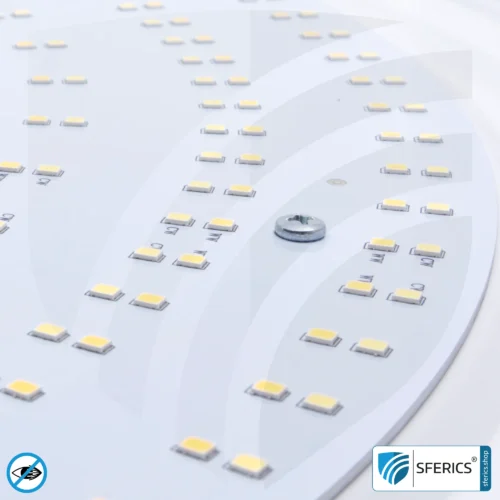 LED full spectrum ceiling light SUNNY with remote control | up to 4000 lumens, dimmable | up to 5900 Kelvin, color changeable | CRI 95 | dreamlike light in the living room and home office