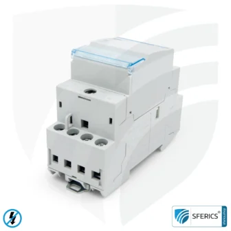 Auxiliary relay ESC 425S | Mains isolation of 3~ phase consumers, several circuits, ... | Expansion of the field disconnect switch NA 16-1P Funk | Master switch set up