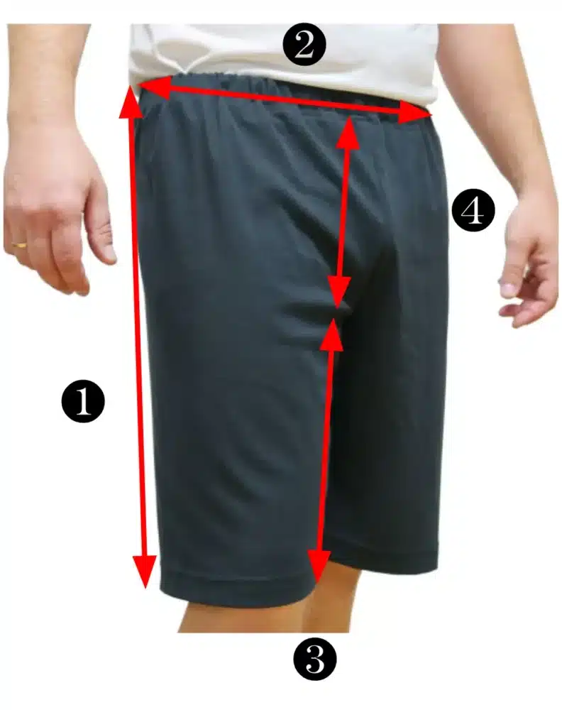 Shielding shorts sizes