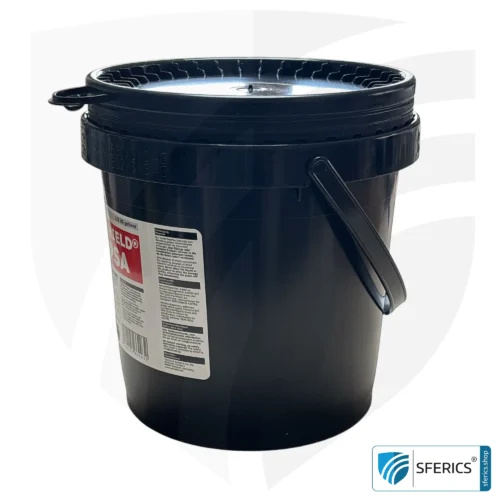 PSA pressure sensitive adhesive | for the aluminum-laminated side of our SAVEBUILD® shielding materials | immediate, very strong adhesion | designed for experienced professionals