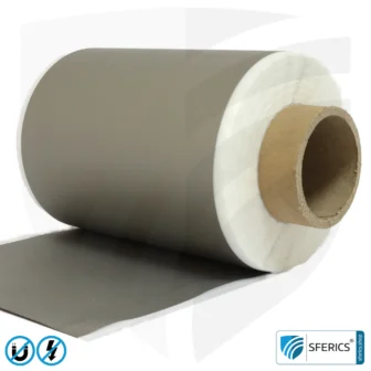 Magnetic field shielding film M2L | very thin, two-layer film for effective shielding attenuation of magnetic fields | 21 cm width