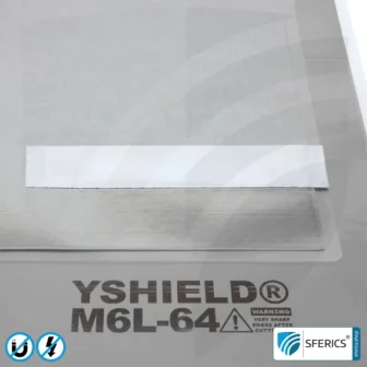 Magnetic field shielding plate M6L-64 | 59 x 40 cm | six-layered, laminated, and highly resistant