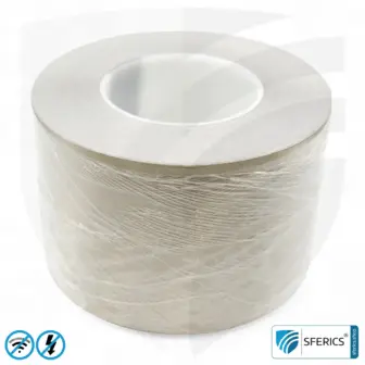Shielding tape HNX100 for web edges, self-adhesive | Optimization of shielding attenuation for overlapping seam edges | 50 m length