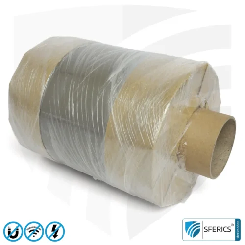 Magnetic Field Shielding Foil M2A | Very thin, two-layer foil for effective magnetic field shielding | Aluminum surface for very high RF shielding attenuation | 21 cm width | groundable
